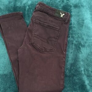 Women's American Eagle Purple Jeggings